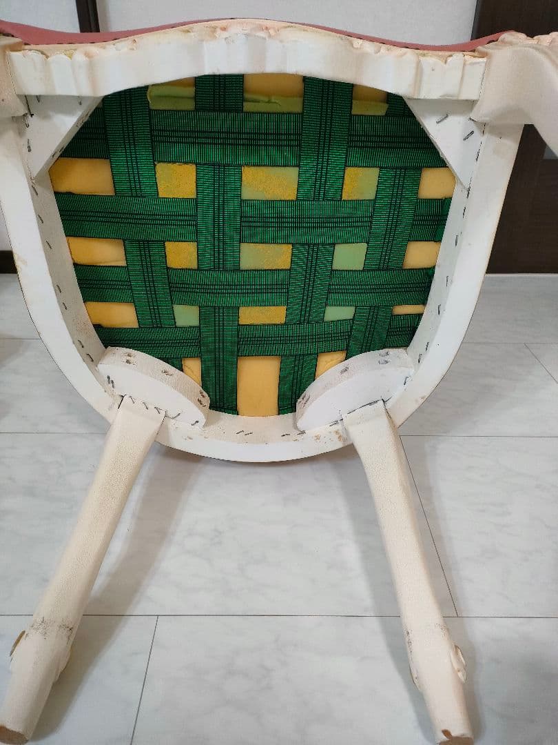 ロココ調 ダイニングチェア 1脚（４つ目）