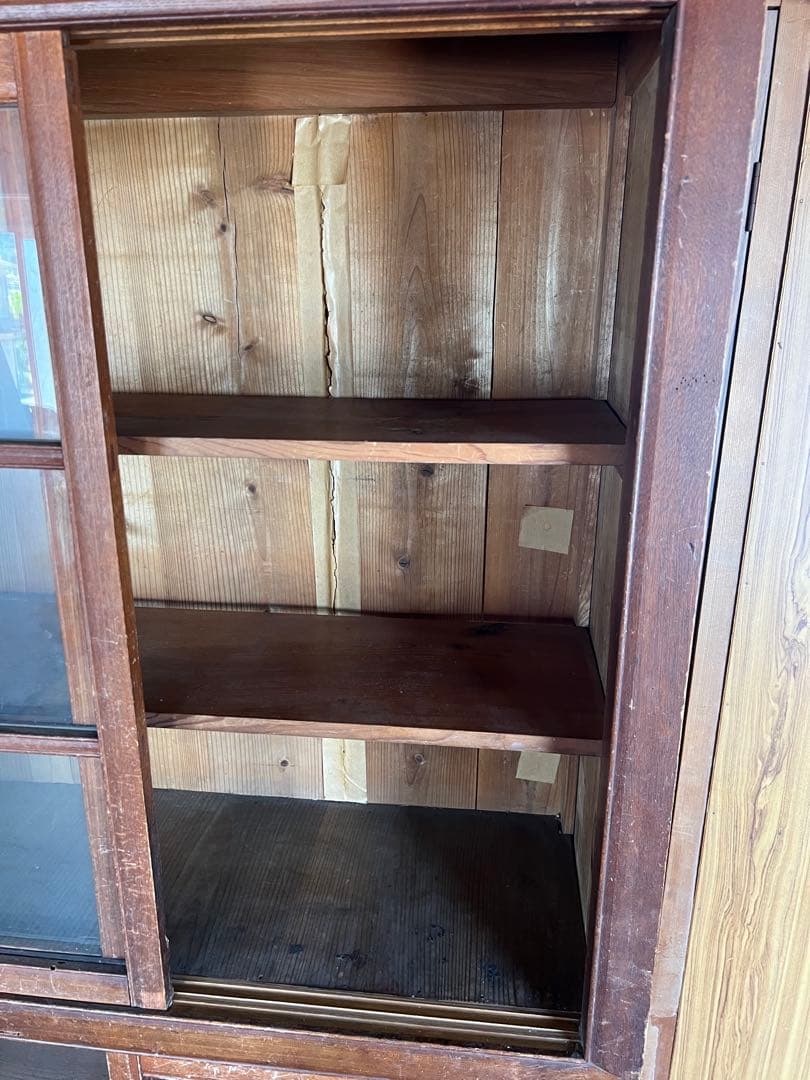 m*d様 【O-1607】水屋 食器棚 飾り棚 キャビネット 昭和レトロ アンテ