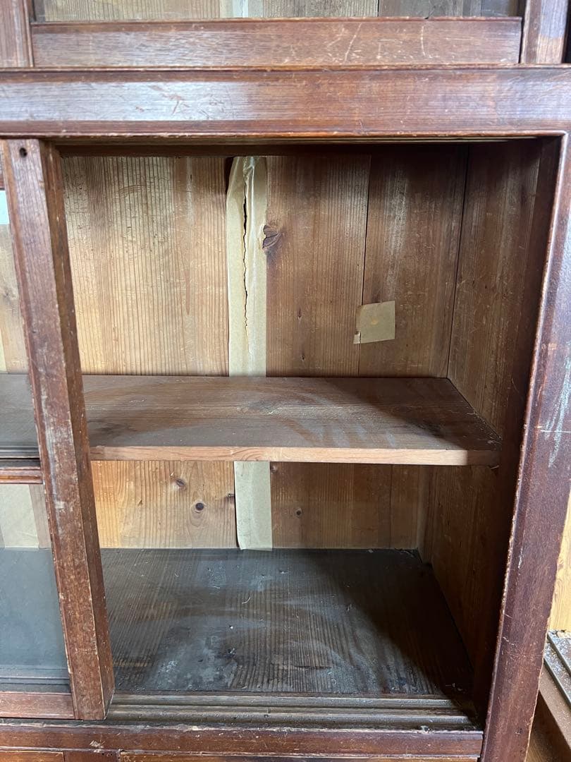 m*d様 【O-1607】水屋 食器棚 飾り棚 キャビネット 昭和レトロ アンテ