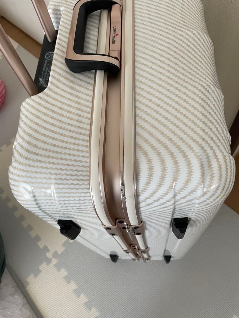 レジェンドウォーカー　ラフカーボンホワイトゴールド キャリーケース90ℓ