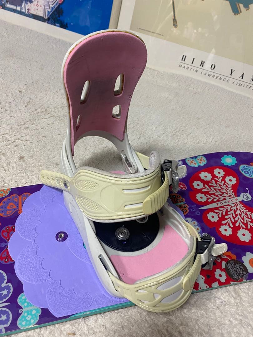 BURTON Chicklet スノーボード　120cm 5150セット中古