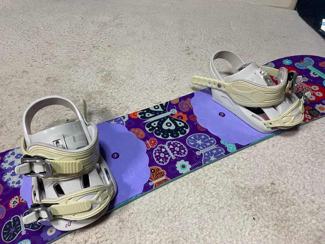 BURTON Chicklet スノーボード　120cm 5150セット中古