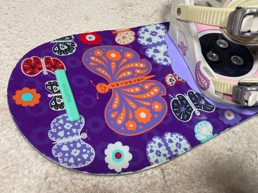 BURTON Chicklet スノーボード　120cm 5150セット中古