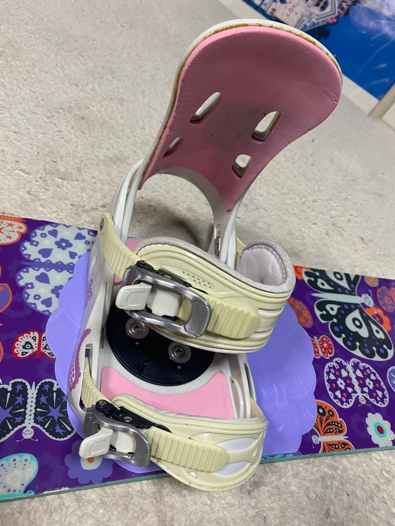 BURTON Chicklet スノーボード　120cm 5150セット中古