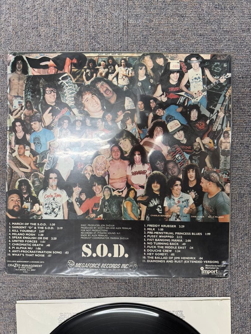 S.O.D. Speak English or Die レコード