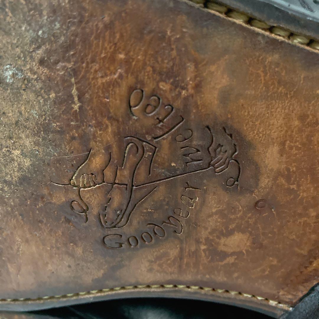 名作 ジャランスリワヤ ビジネスシューズ 本革 ウィングチップ 黒 9 27.5