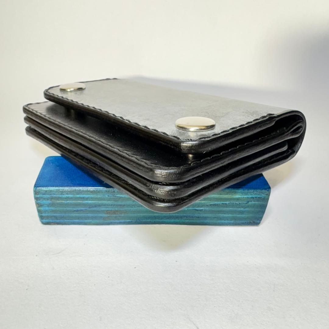 れんれんページ　トラッカーウォレット　ショート　ブライドルレザー