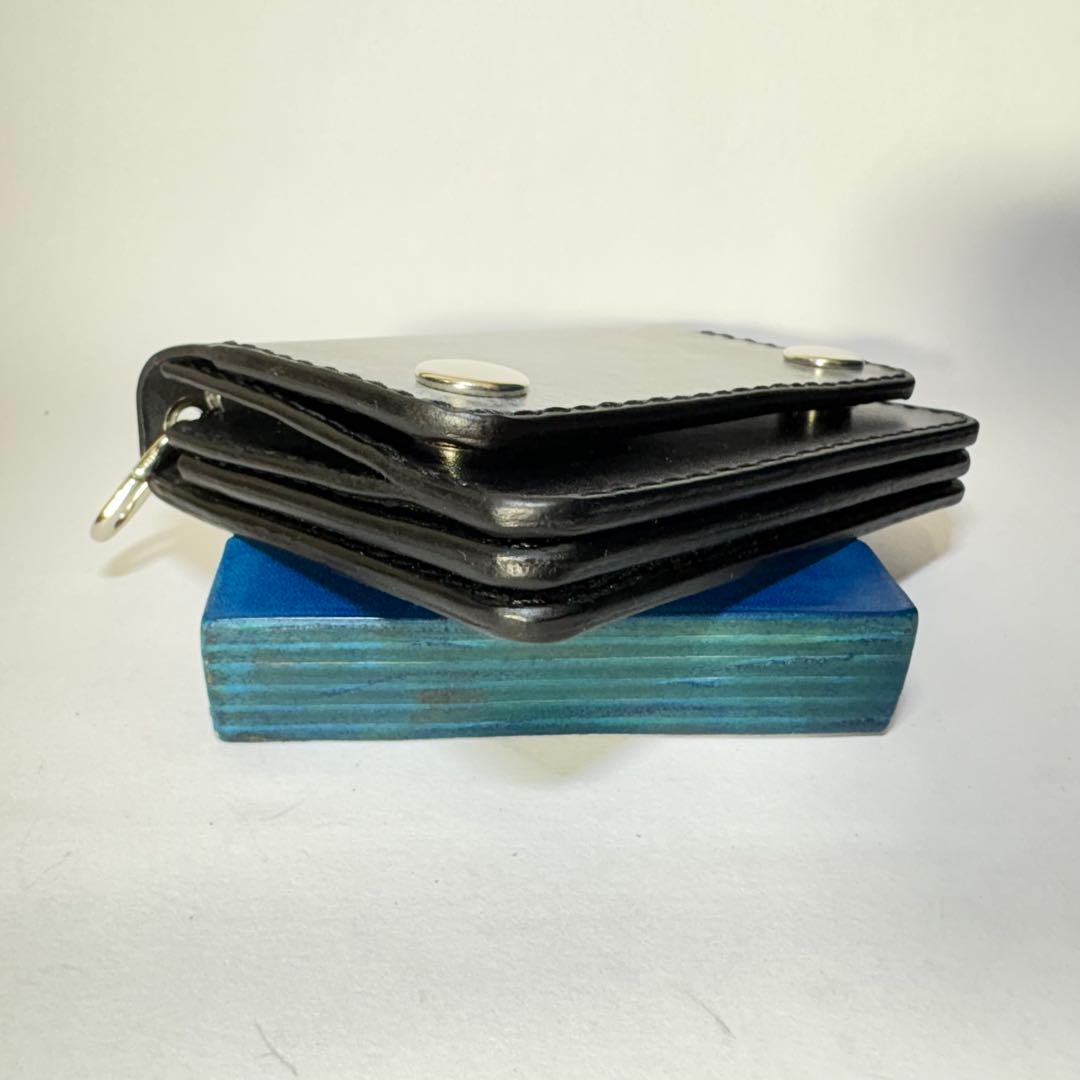 れんれんページ　トラッカーウォレット　ショート　ブライドルレザー