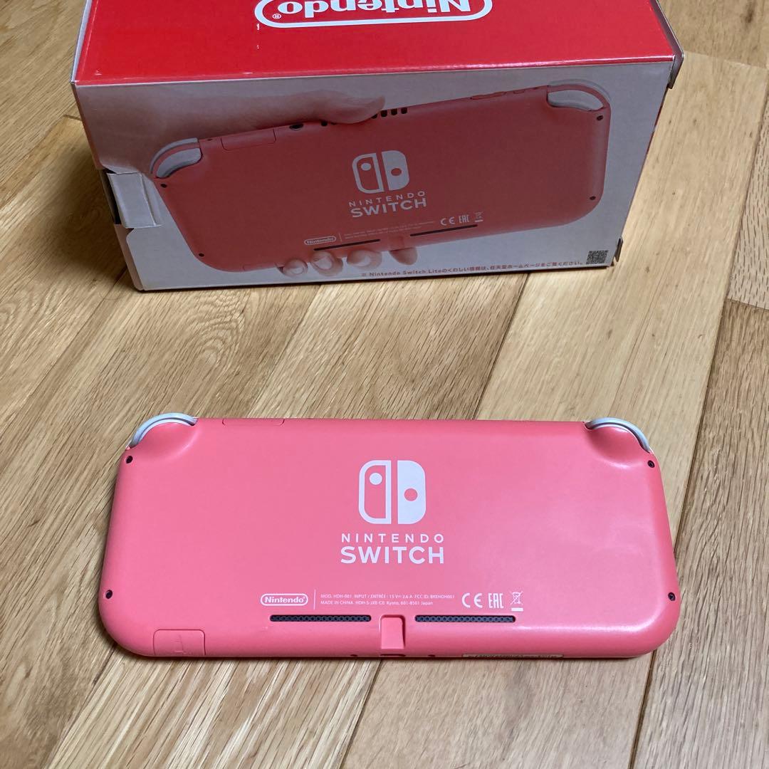 Nintendo Switch Lite ピンク 本体 箱付きハードフィルム付き