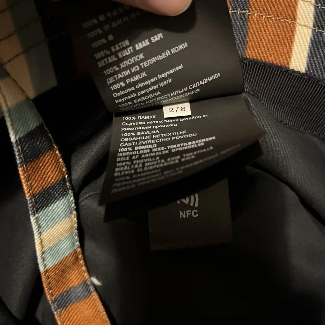 PRADA バケットハット ストライプ