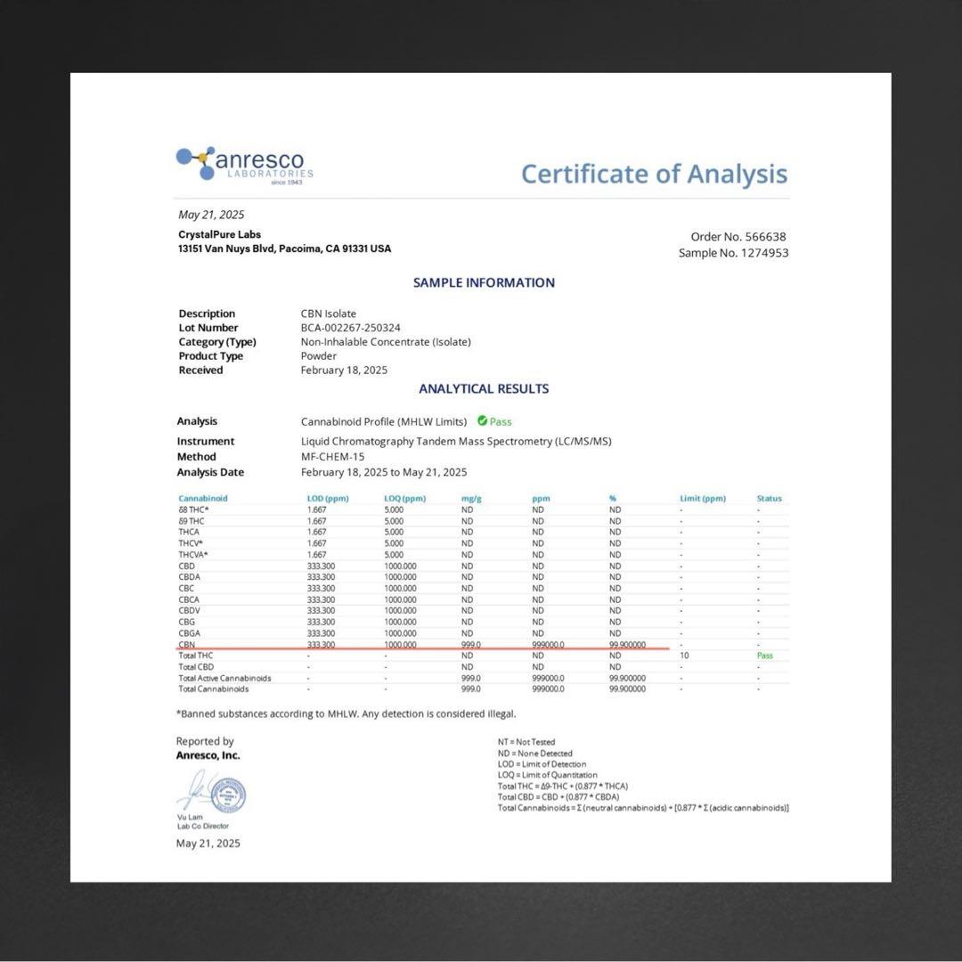 ［超高濃度］CBN アイソレート 30g 99.9%