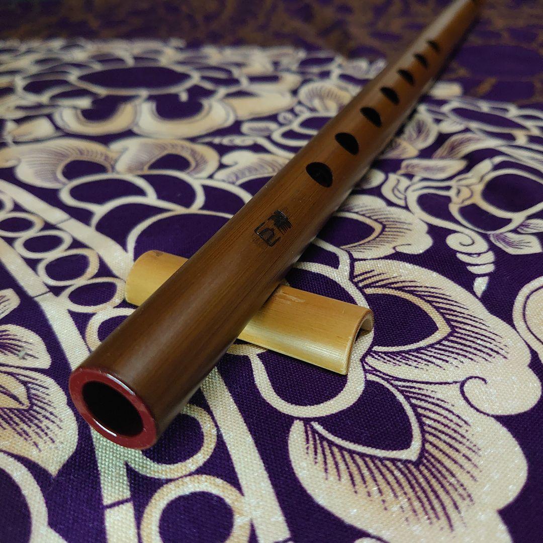 篠笛 五本調子 古典調　燻煙