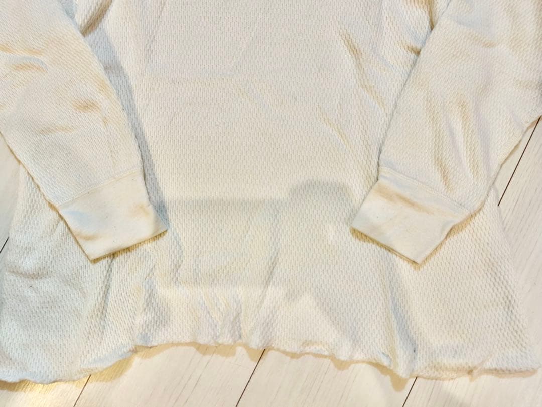 U.S.ミリタリー　サーマルundershirt 86年USA製　LARGE