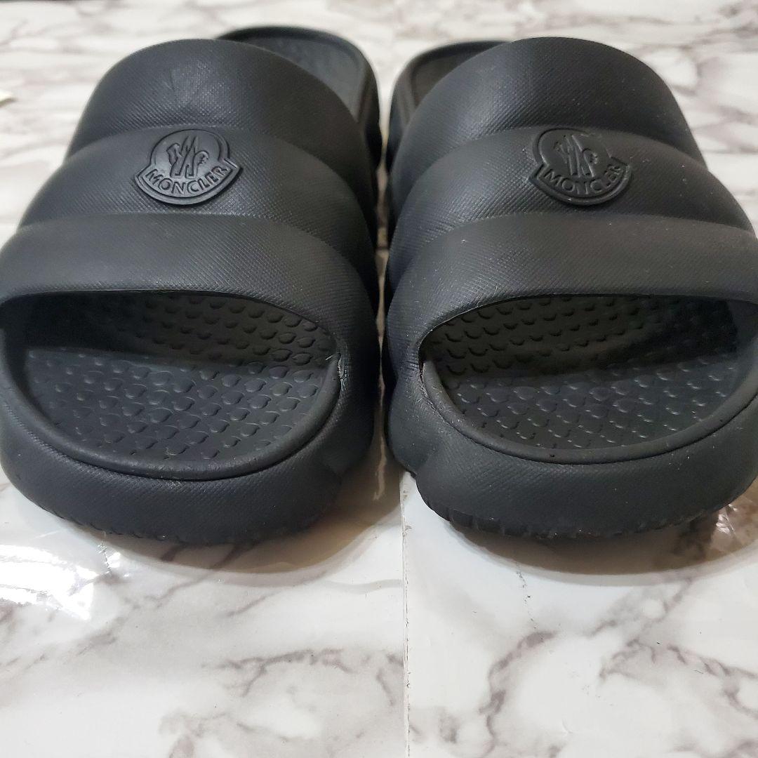MONCLER モンクレール サンダル スライド リロ ブラック サイズ40