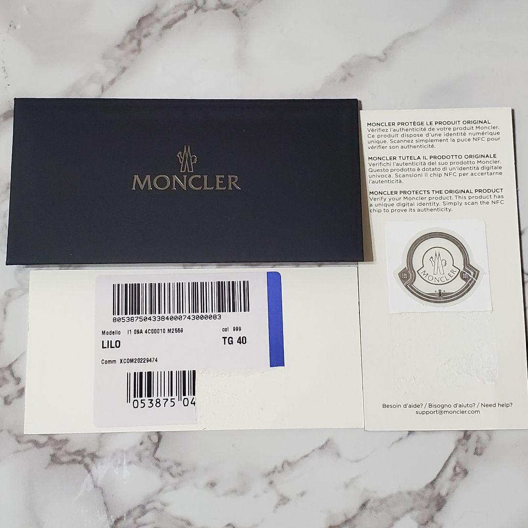 MONCLER モンクレール サンダル スライド リロ ブラック サイズ40