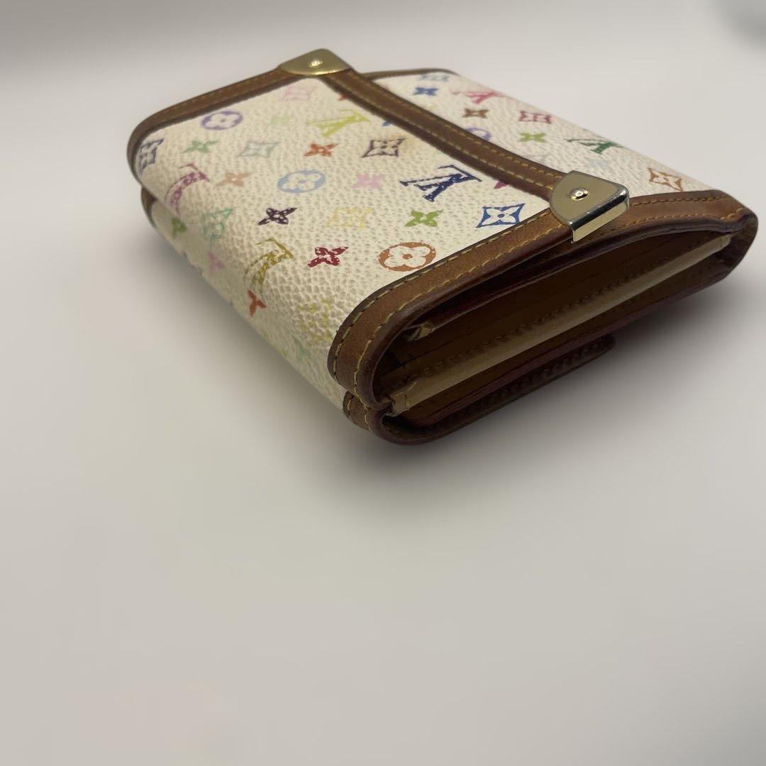 Louis Vuitton 二つ折り財布 ホワイト・マルチカラー本日限定価格