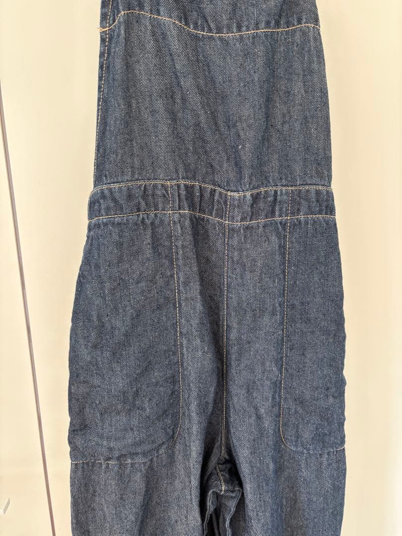 Hands of creation リネンデニムサロペット