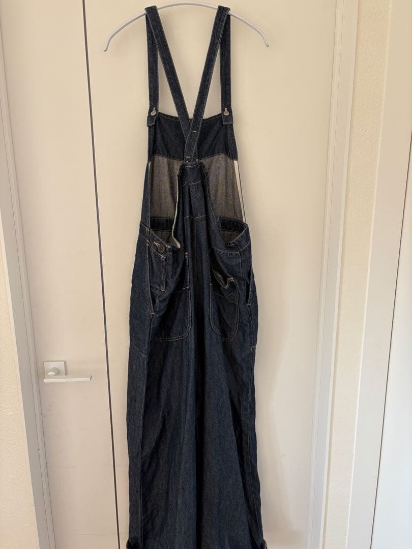 Hands of creation リネンデニムサロペット