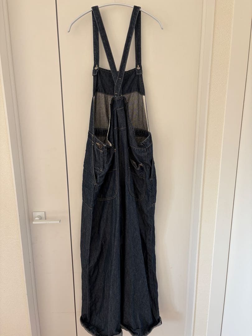 Hands of creation リネンデニムサロペット