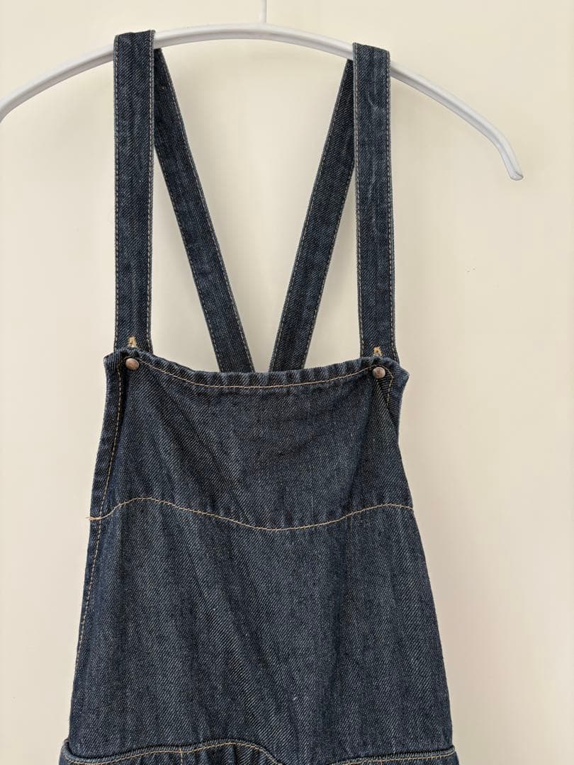 Hands of creation リネンデニムサロペット