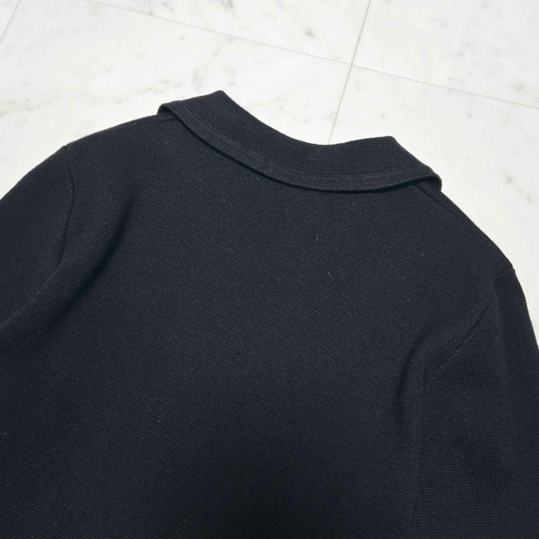 【美品】ブルーレーベルクレストブリッジ ミラノリブジャケット 金ボタン 黒