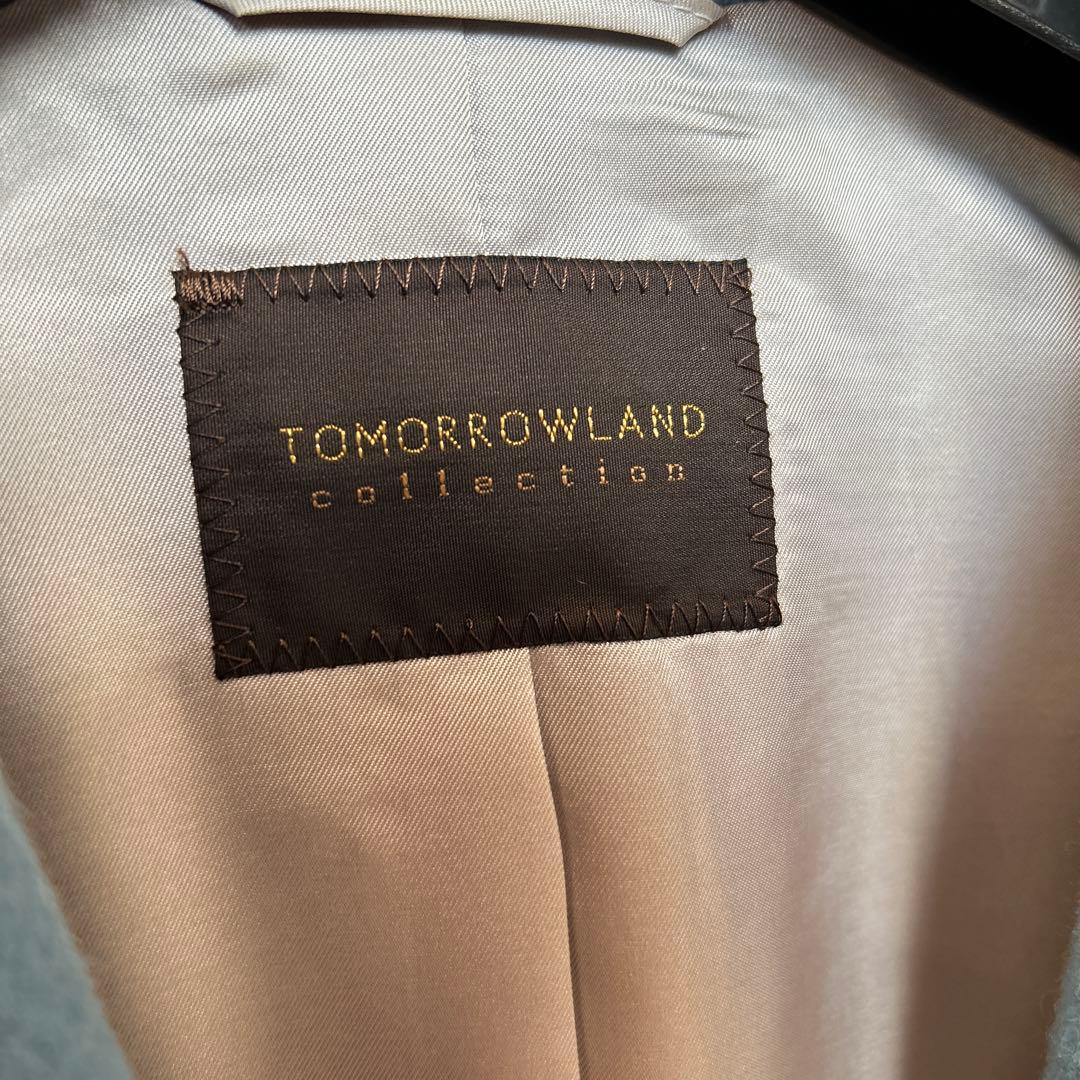 【美品】トゥモローランドTOMORRWLAND☆ウールカシミヤ チェスターコート