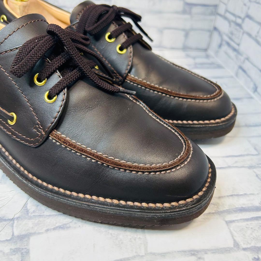 未使用級 Regal Walker 3アイレットモカ 604 ブラウン 25.5