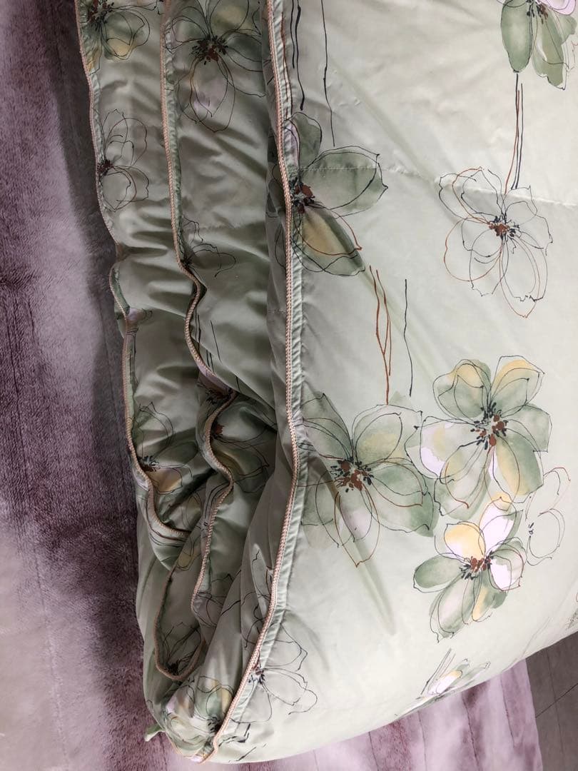 土・日限定値下げ！美品☆羽毛布団　シングル　ダウン93%