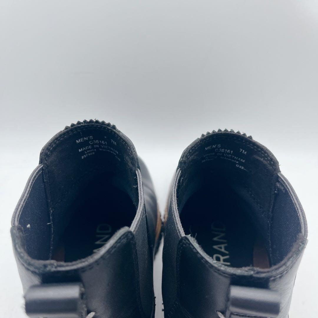 定価5万❗️極美品✨コールハーン ゼログランド サイドゴアブーツ 黒 7M