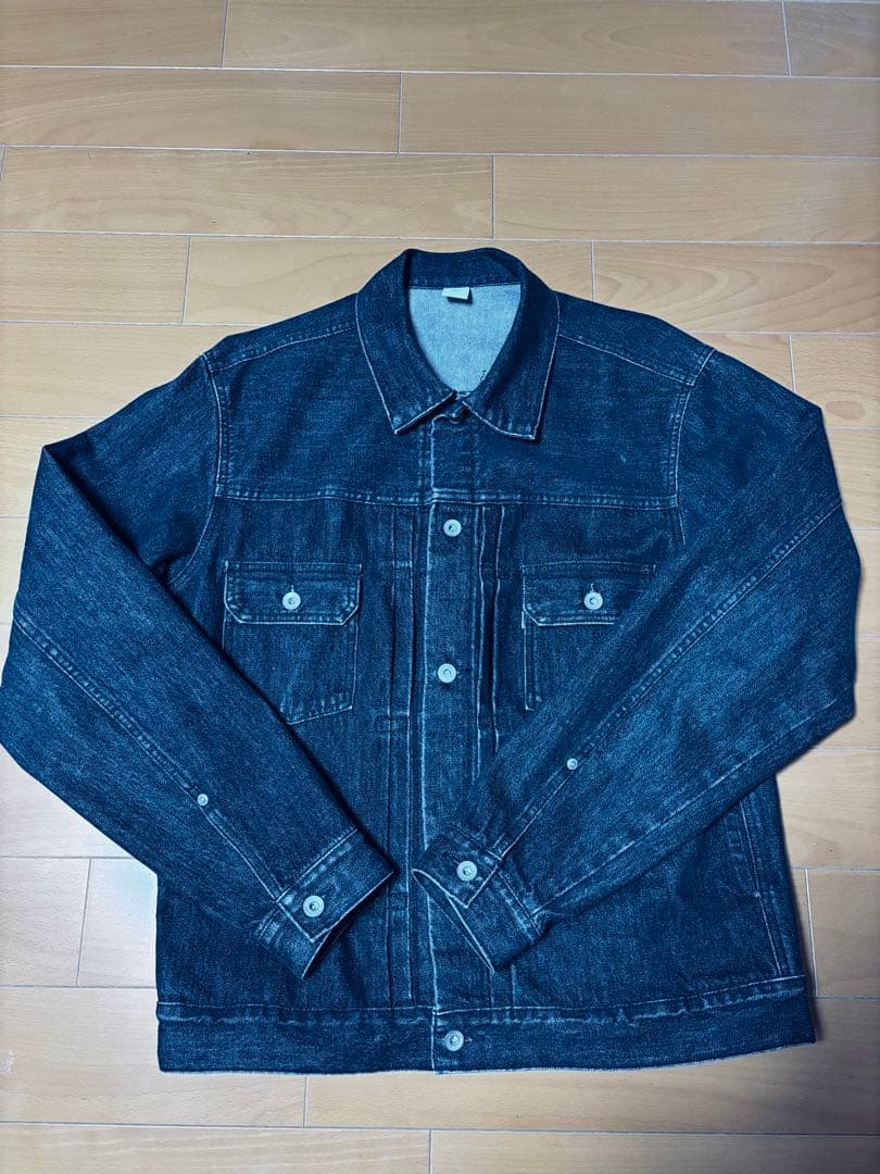 ジャケット・アウター Black Denim Jacket ovy kaja