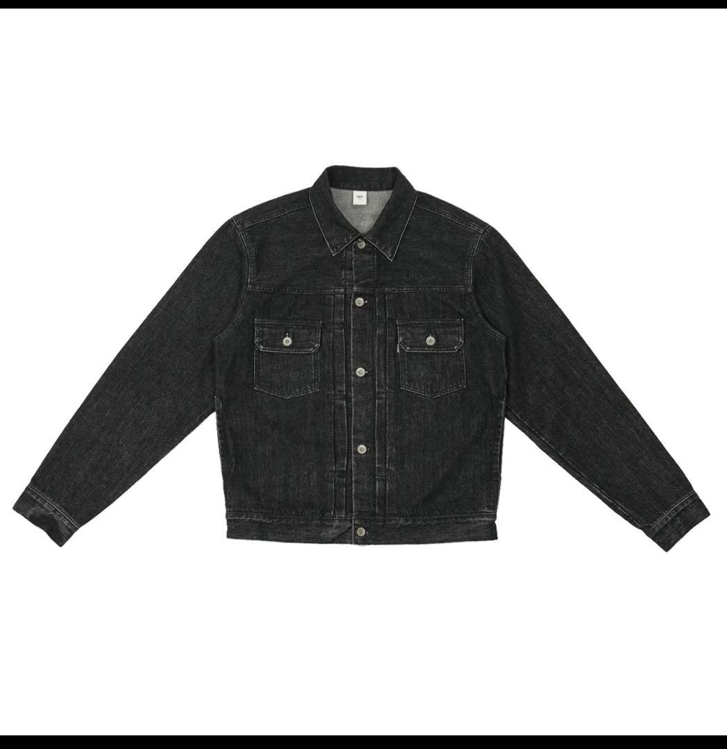 ジャケット・アウター Black Denim Jacket ovy kaja