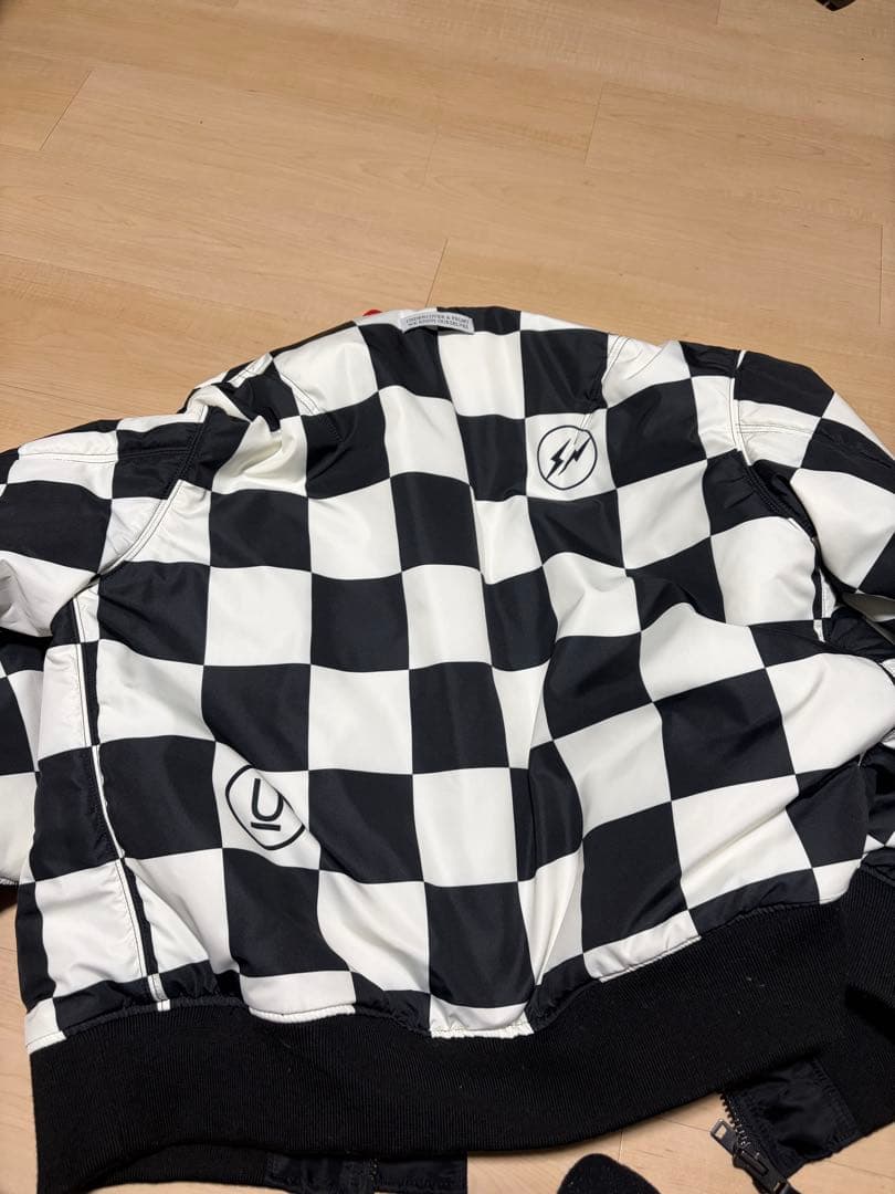 UNDERCOVER x FRAGMENT Ma-1ジャケット ブラックサイズ3