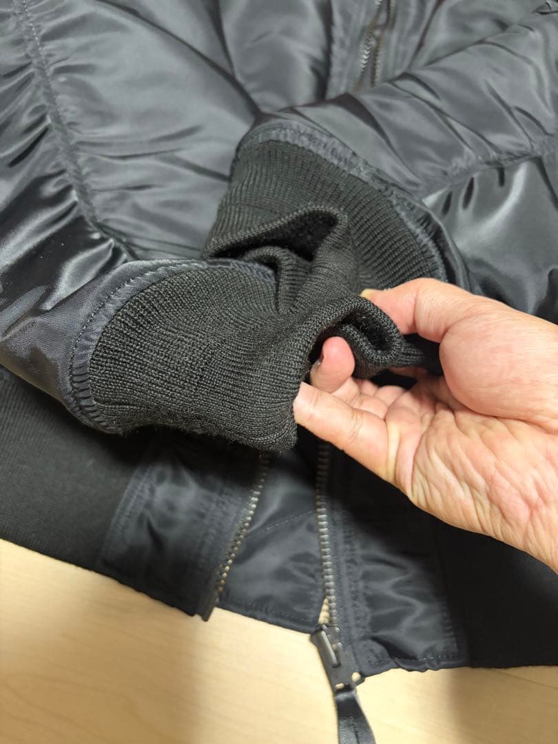 UNDERCOVER x FRAGMENT Ma-1ジャケット ブラックサイズ3