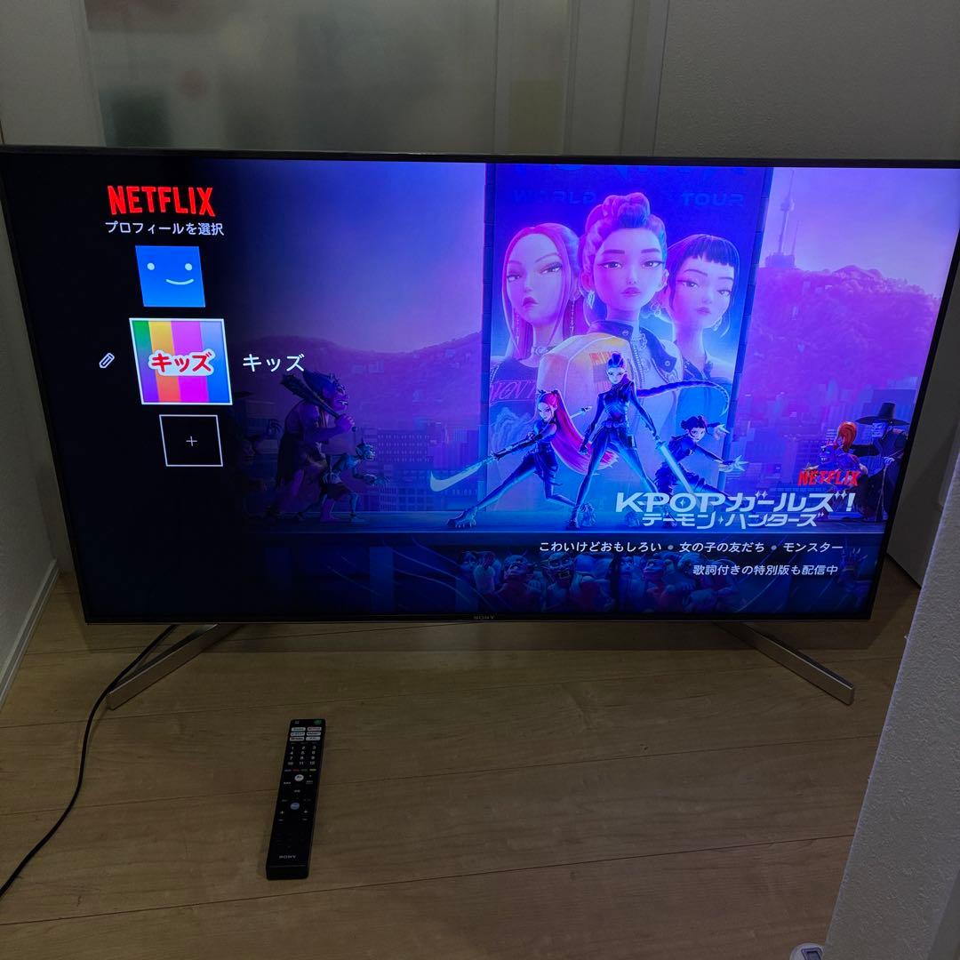 スマートテレビ　4K対応！SONY ソニー　KJ-49X9000f 美品!