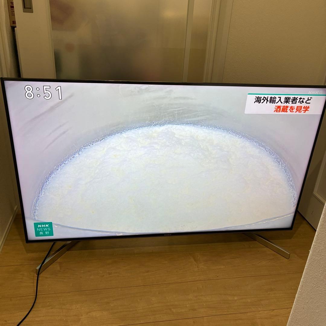 スマートテレビ　4K対応！SONY ソニー　KJ-49X9000f 美品!