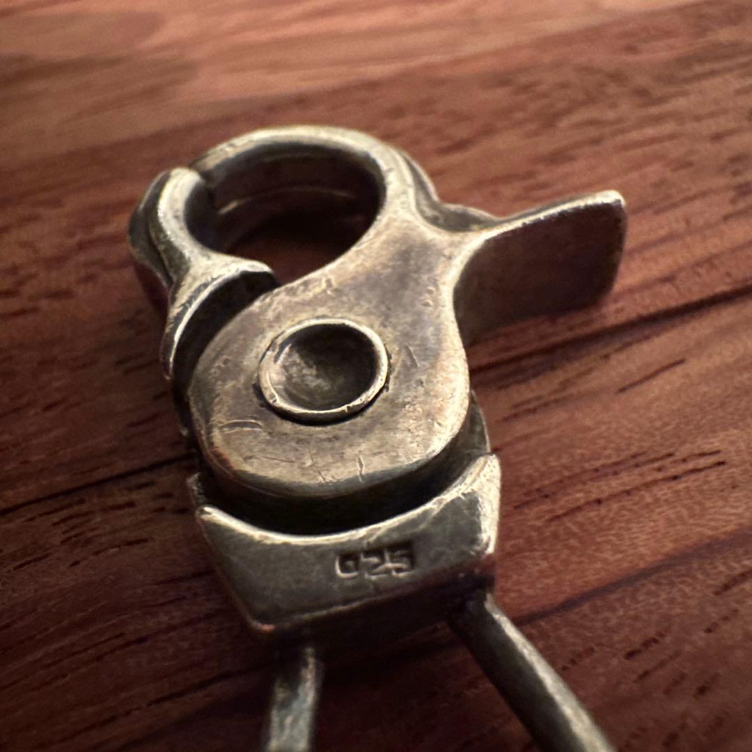 90's 925シルバー ウォレットチェーン 60㎝