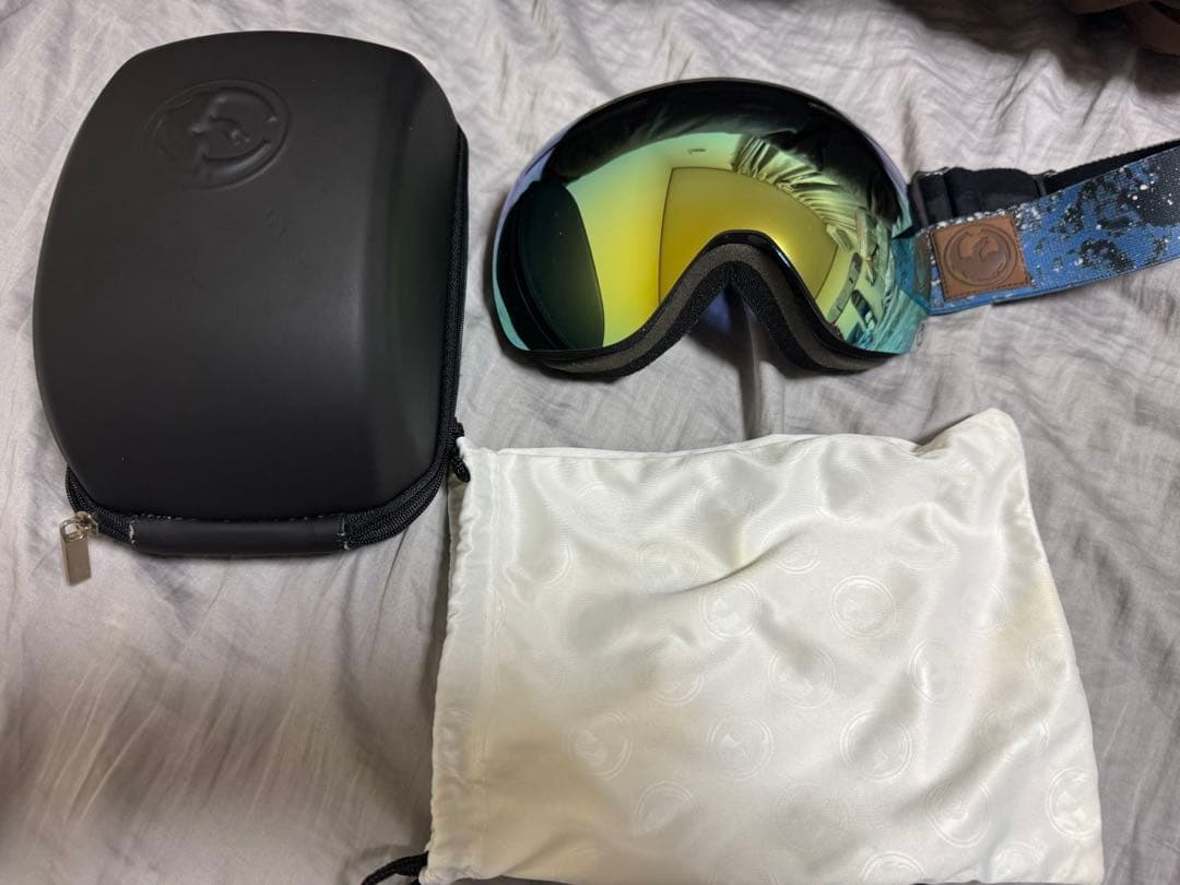 DRAGON X1 GOLDレンズ　スペアレンズ付き