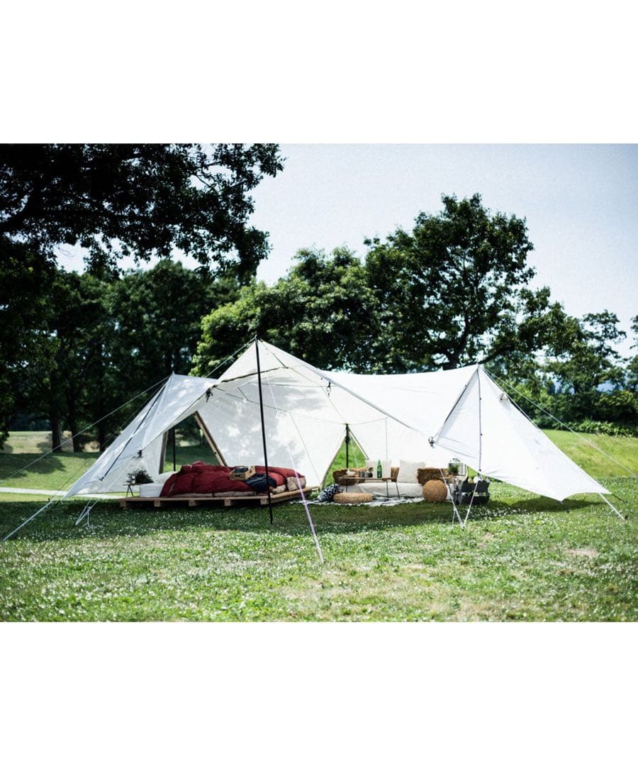  peak ランドステーションＬ　アイボリー ポール付き