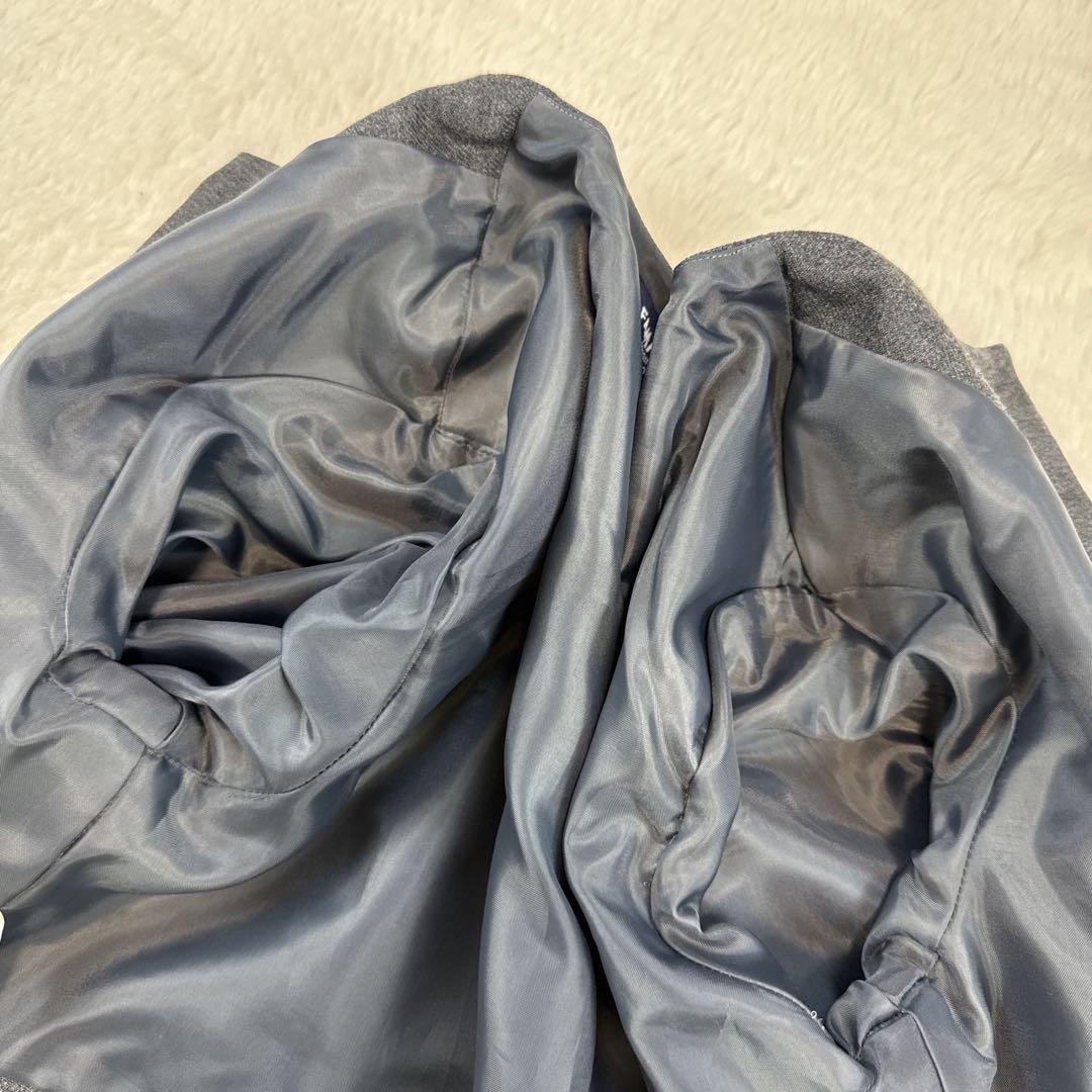 ファミリア　女の子　フォーマル　130 グレー　ワンピース　卒園式　入学式