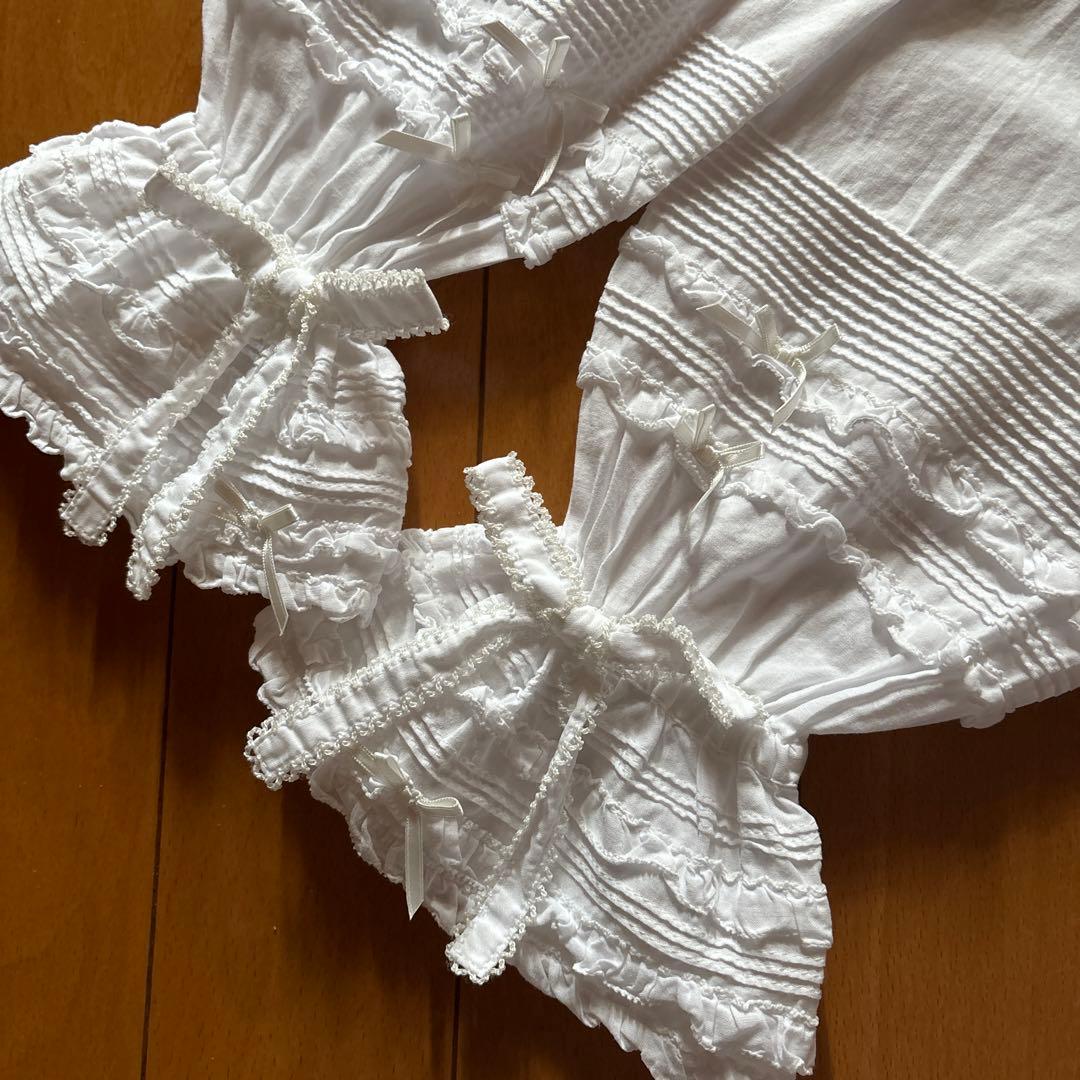 ピンクハウス　アームカバー　フリル