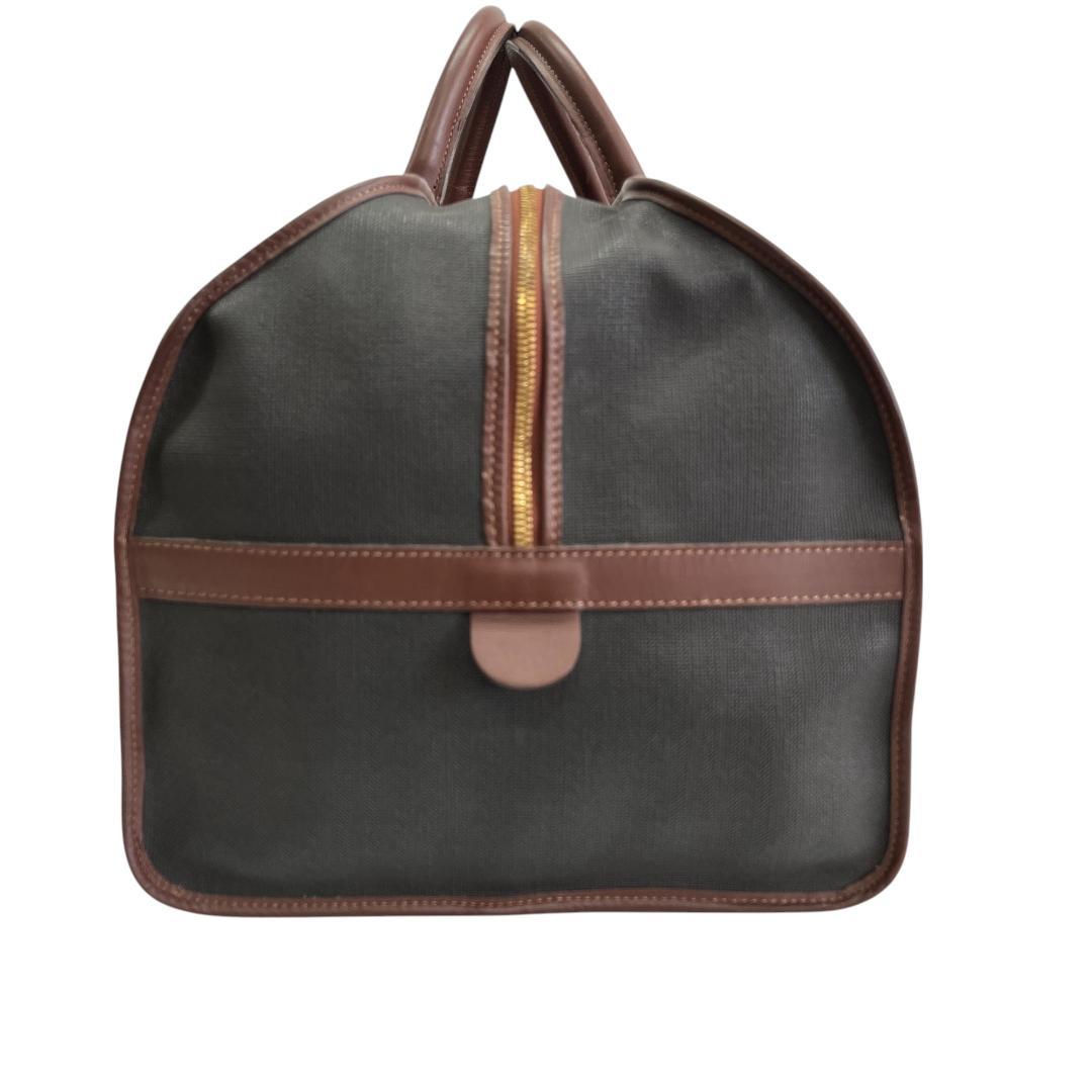 美品 ダンヒル ボストンバッグ ブラウン ゴールド金具 大容量 旅行バッグ