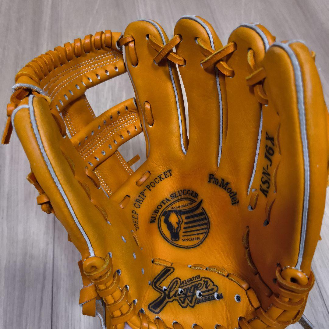 【美品】久保田スラッガー 軟式グローブ 少年 右投げ KSN-J6X