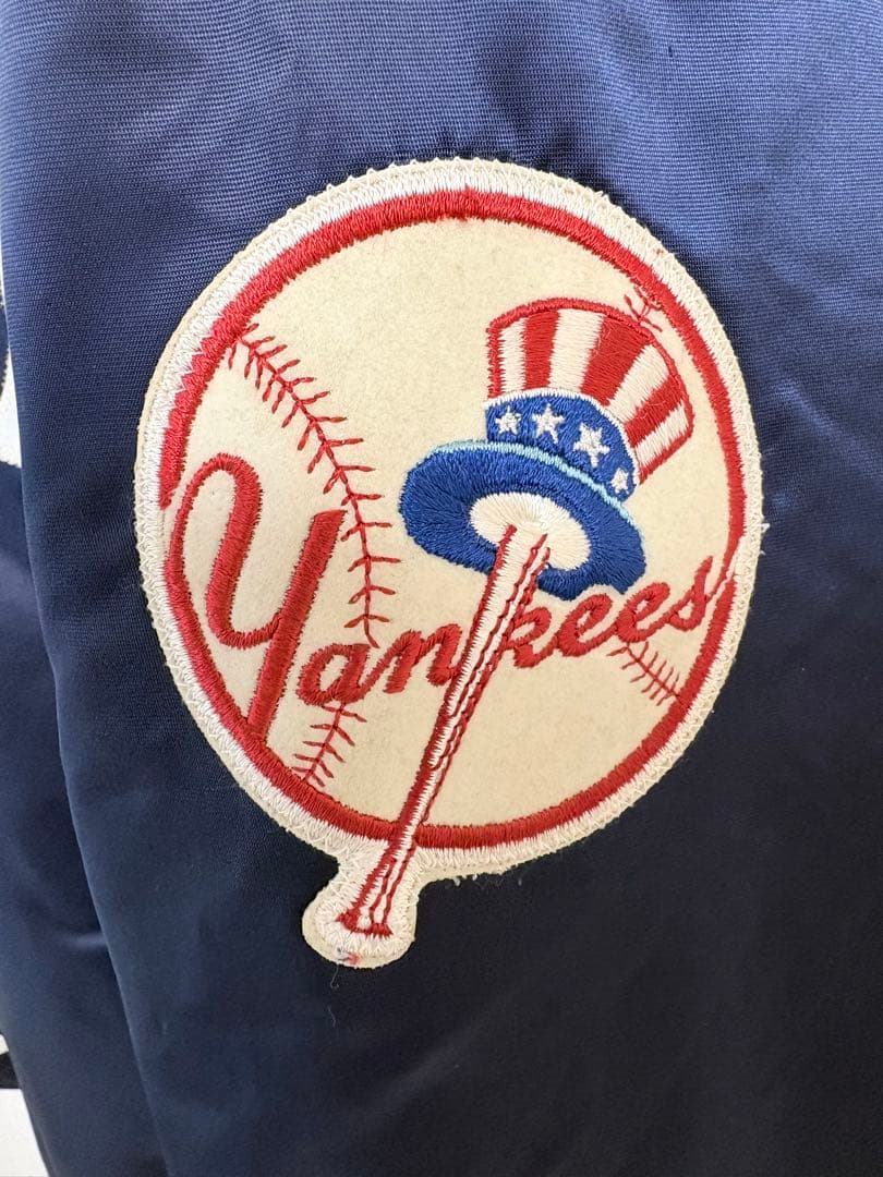 80s USA製 Starter ヤンキース スタジャン XL
