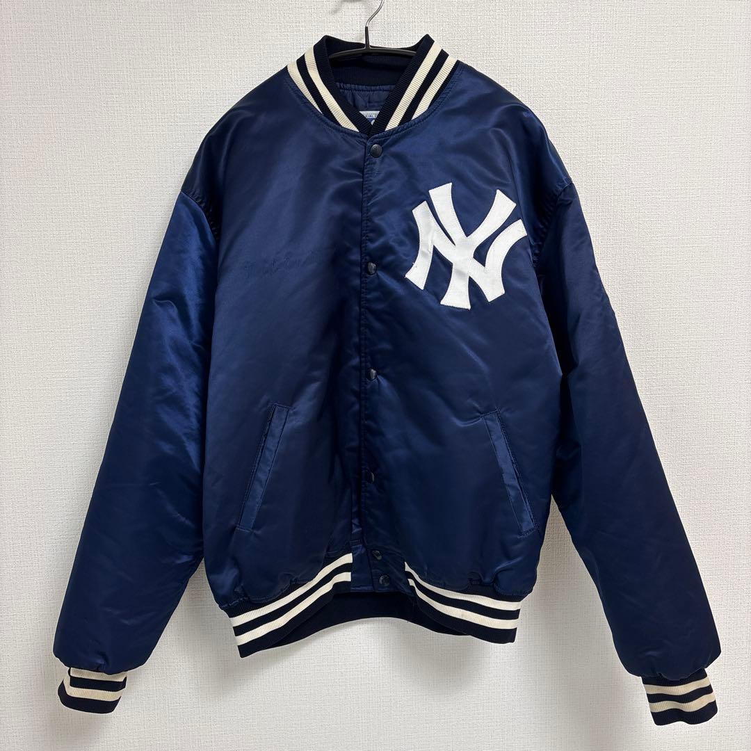 80s USA製 Starter ヤンキース スタジャン XL