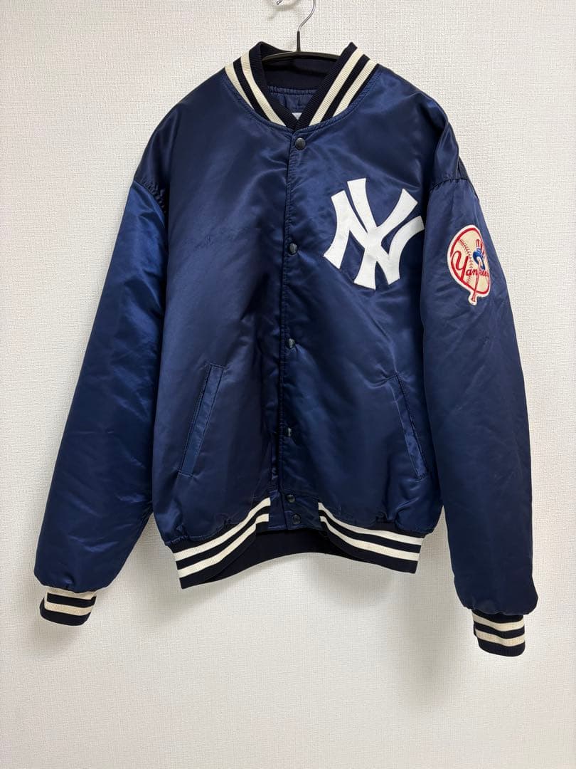 80s USA製 Starter ヤンキース スタジャン XL
