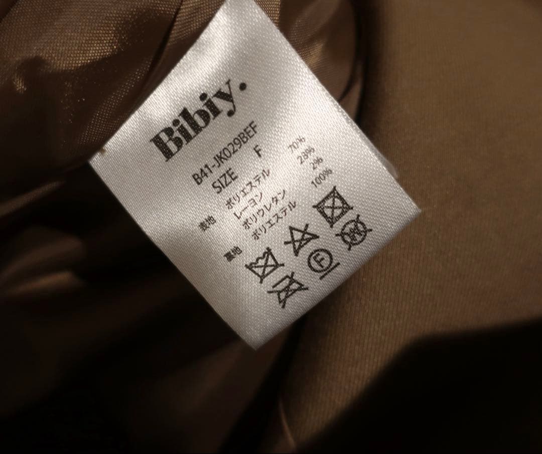 【新品・未使用・洗濯タグのみ】bibiy. WHITNEY JACKET