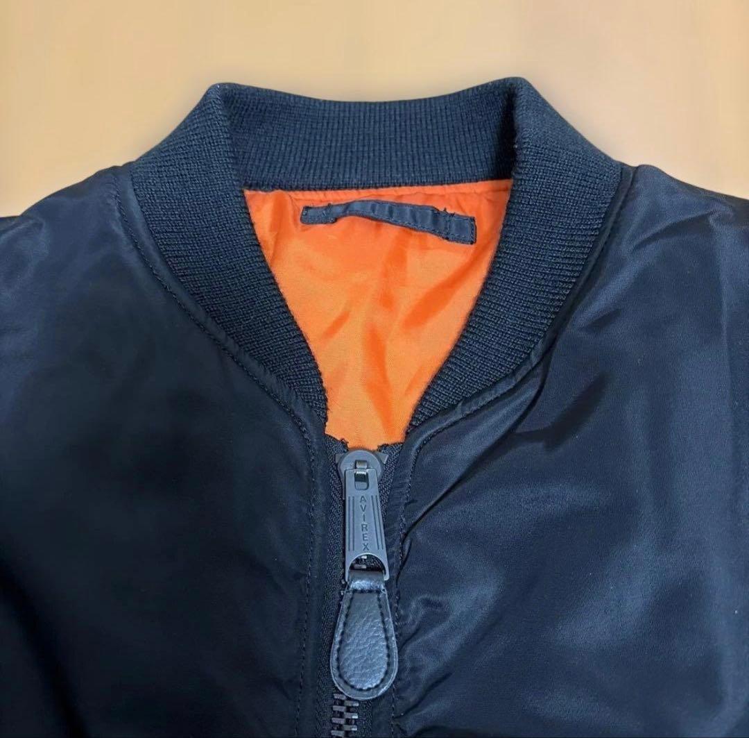 AVIREX MA-1 フライトジャケット ブラック　S