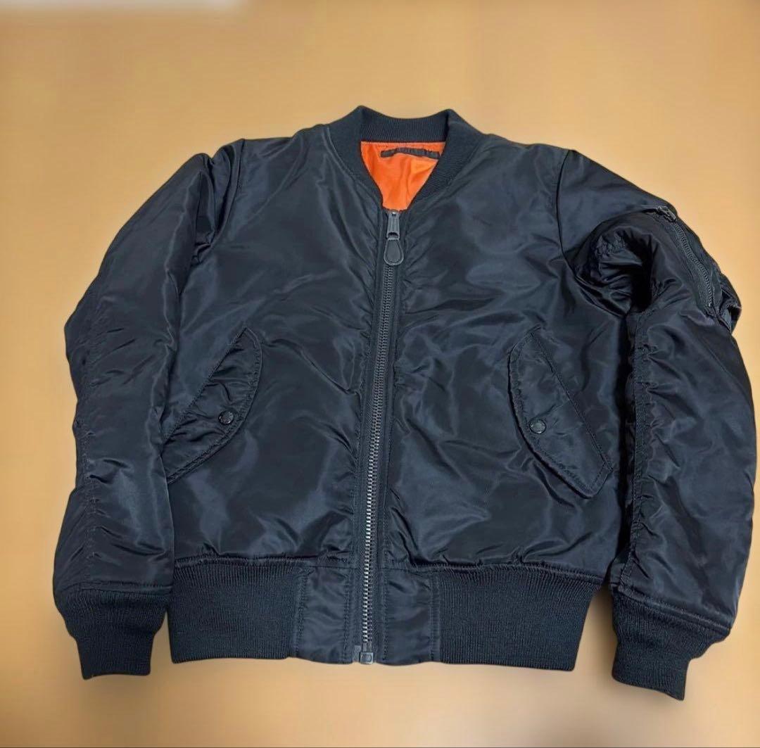 AVIREX MA-1 フライトジャケット ブラック　S