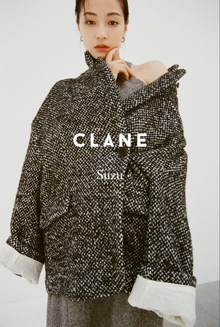 CLANE MIX COLOR OVER CORT ブラック