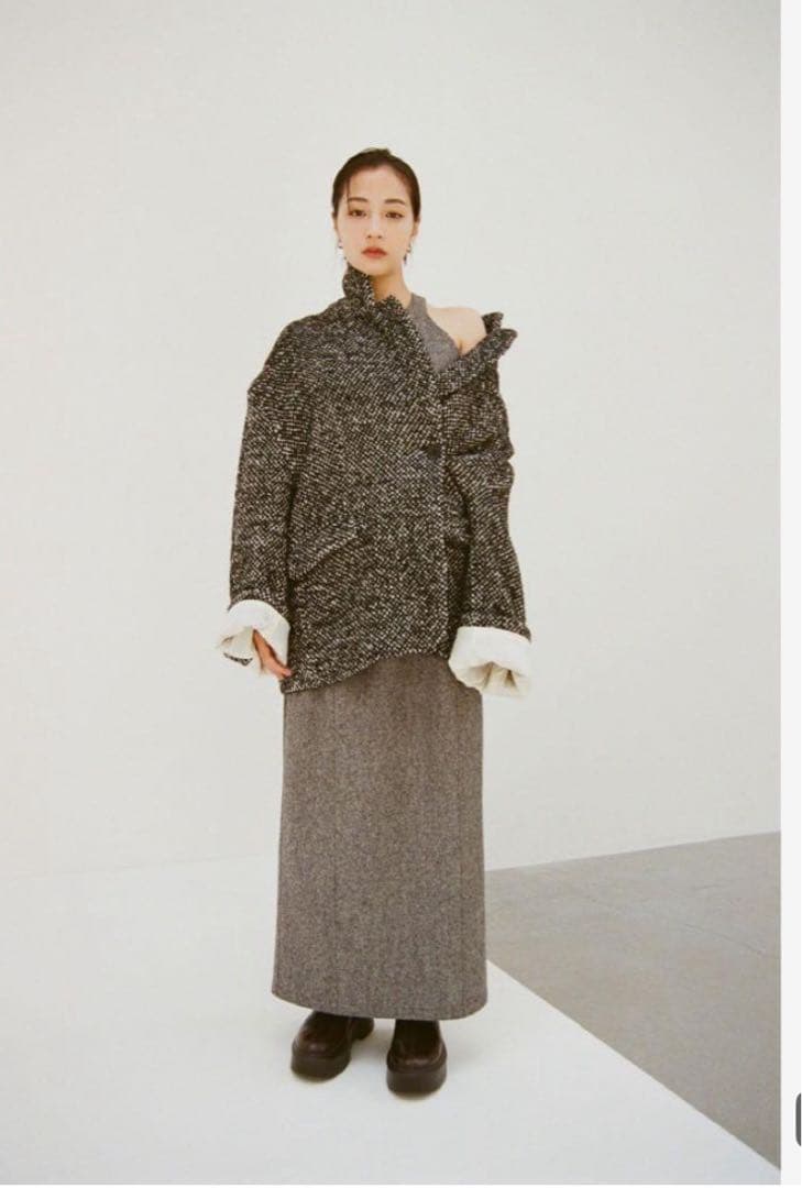 CLANE MIX COLOR OVER CORT ブラック